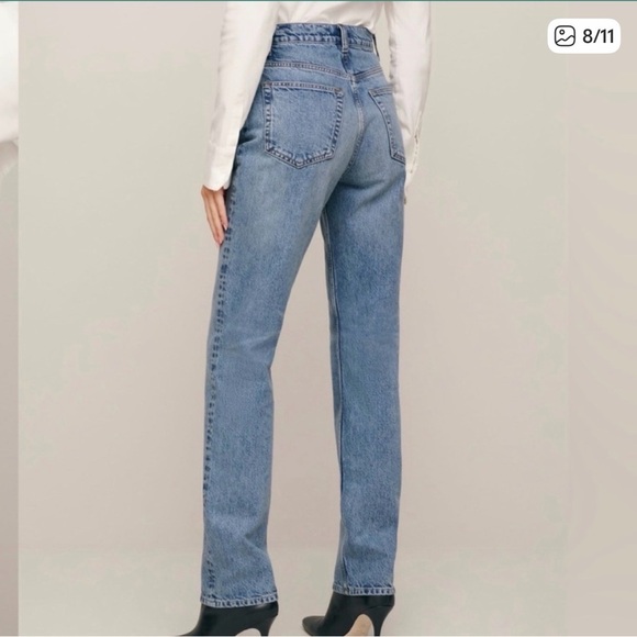 Reformation Rowe Straight Leg Jeans - Picture 6 of 6